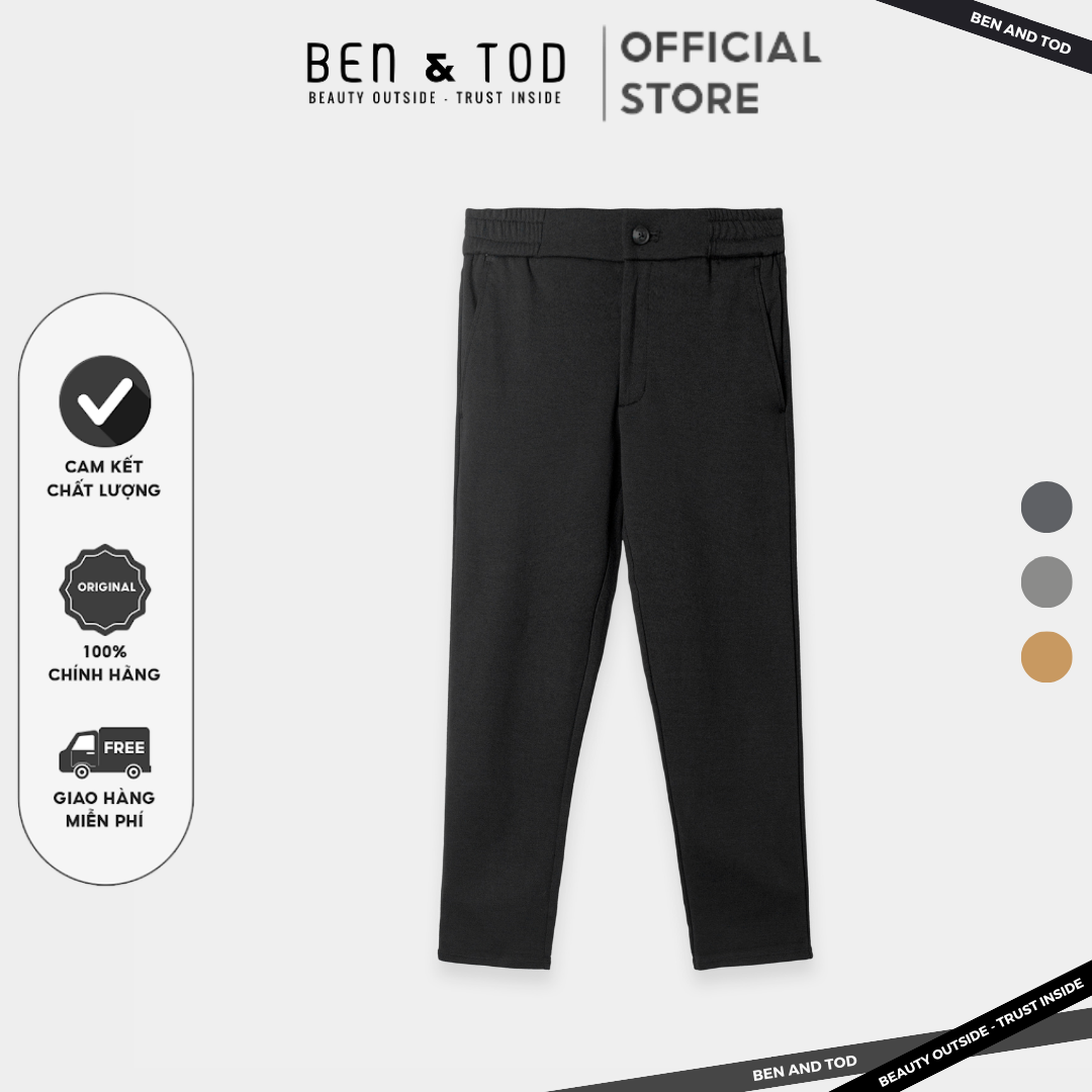 Quần tây form relax re2120bb389 ben & tod lưng thun co giãn cá tính streawear