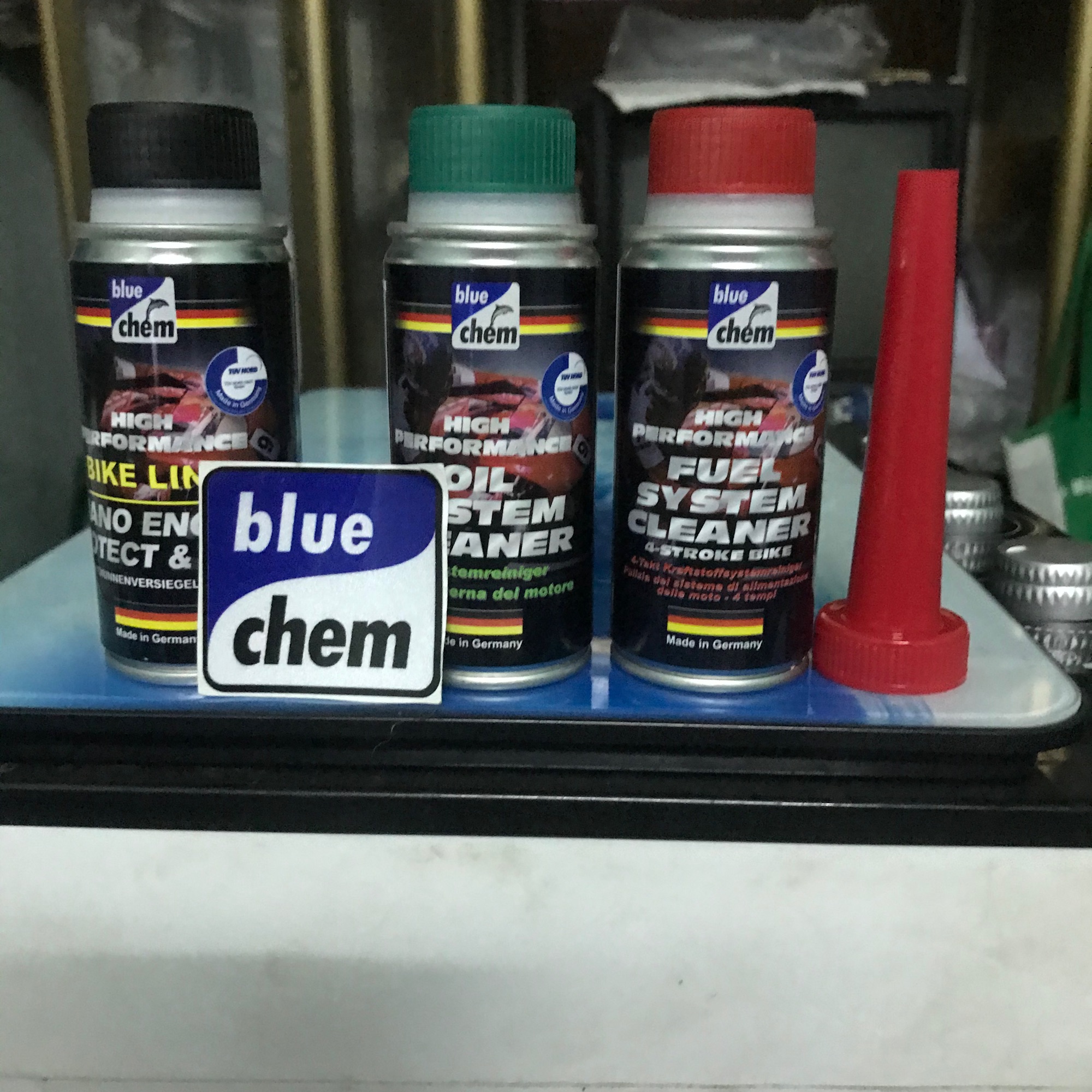 Combo 3 chai xúc rửa động cơ , xúc kim phun buồng đốt, nano bluechem giúp xe hoạt động êm ái