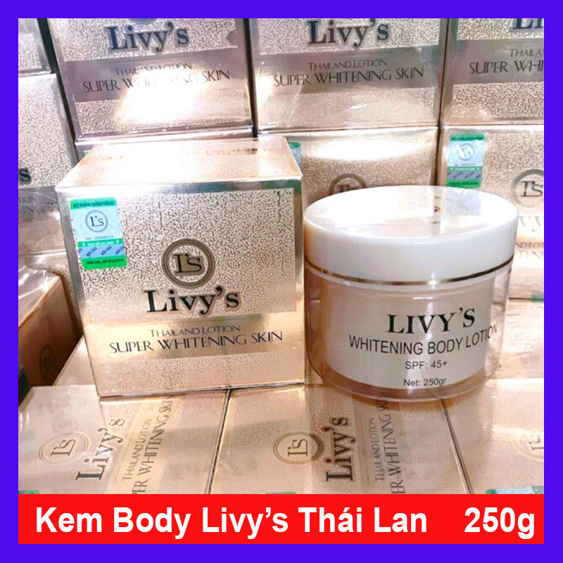 Kem body livy's thái lan spf 45+ 250g