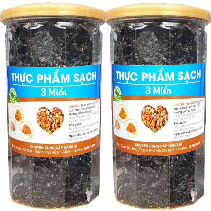 Rong biển cháy tỏi ớt mỗi hũ 100g hiệu tps