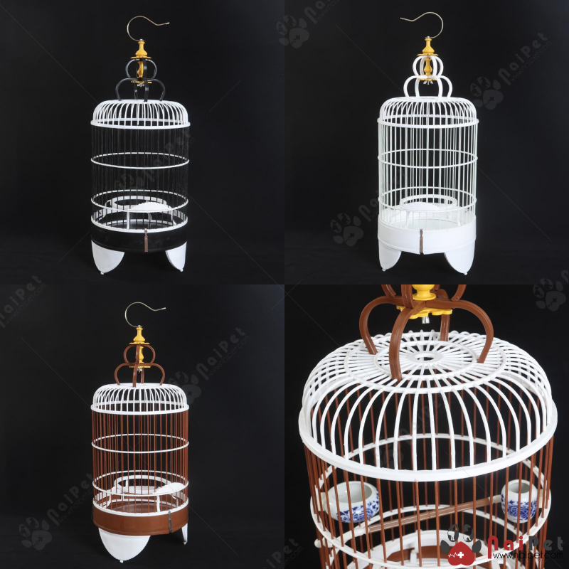 Lồng Chim Khuyên Sâu Chích Chòe Tròn Nhựa Cao Cấp LNT012
