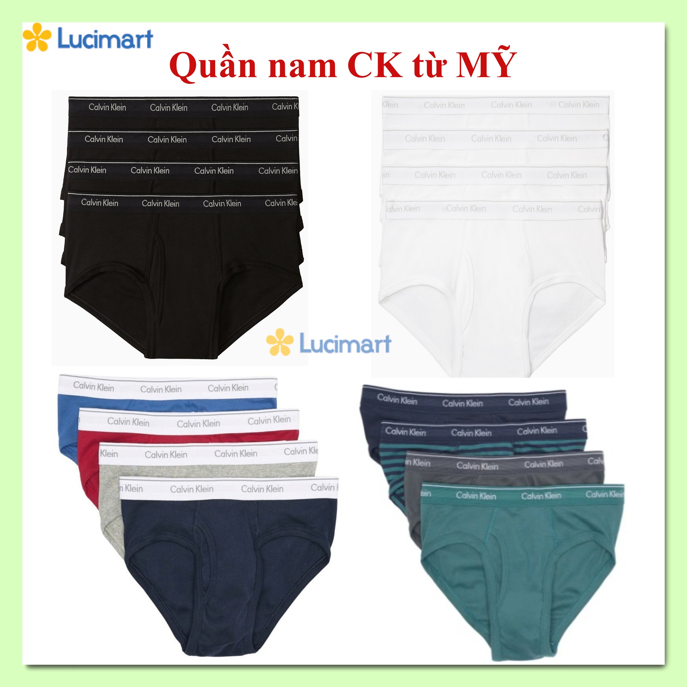   HCM Quần lót nam Thương hiệu Calvin Klein từ USA 