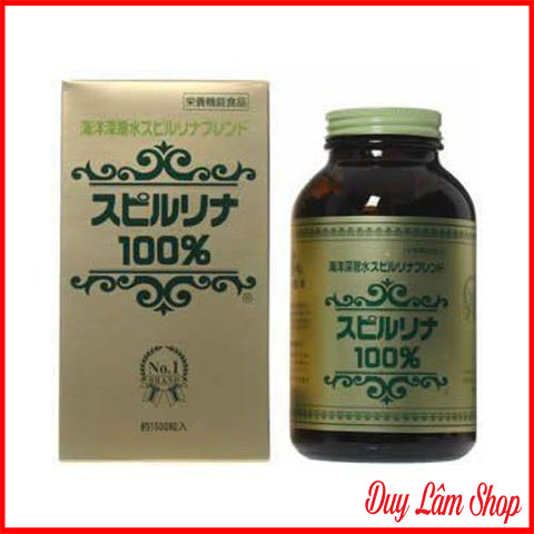Tảo Xoắn Spirulina Nhật Bản 2200 viên – Làm đẹp da, Giảm cân, Hạ huyết áp Duy Lâm Shop