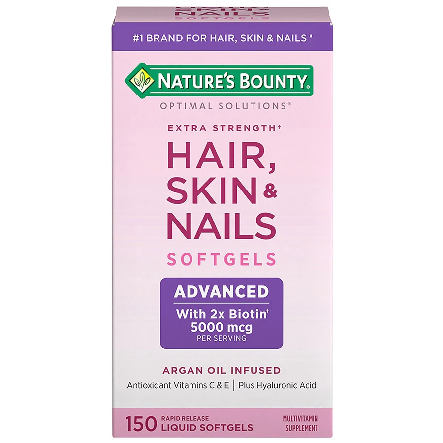 Viên Uống Nature s Bounty Hair Skin Nail 150 Viên hỗ trợ Đẹp Da,Tóc