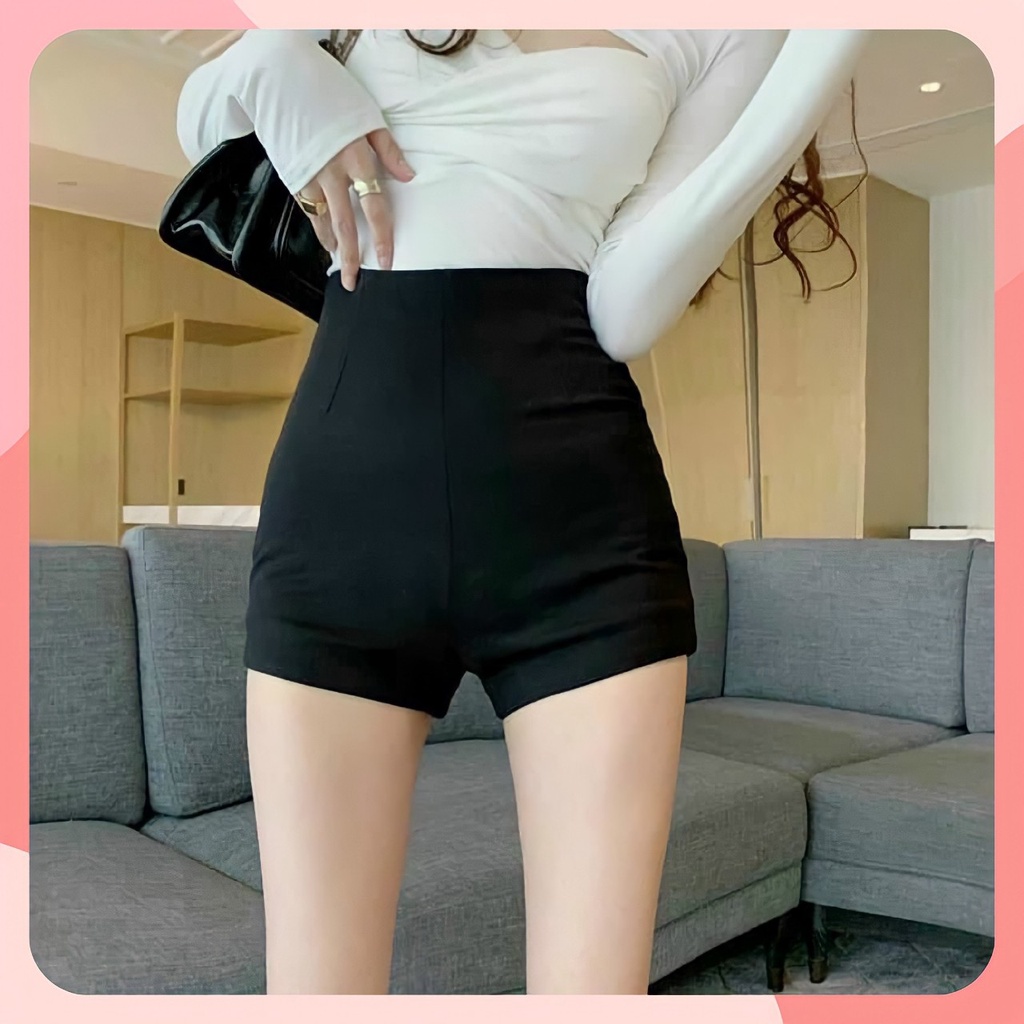 Quần Short Đùi Umi Co Giãn Cạp Siêu Cao Mặc Tôn Dáng