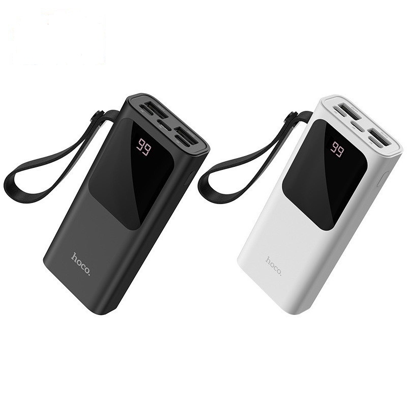 Pin sạc dự phòng Hoco J41 Intelligent Balance 10000mAh Polymer 3 cổng sạc vào - Hãng phân phối chính thức.