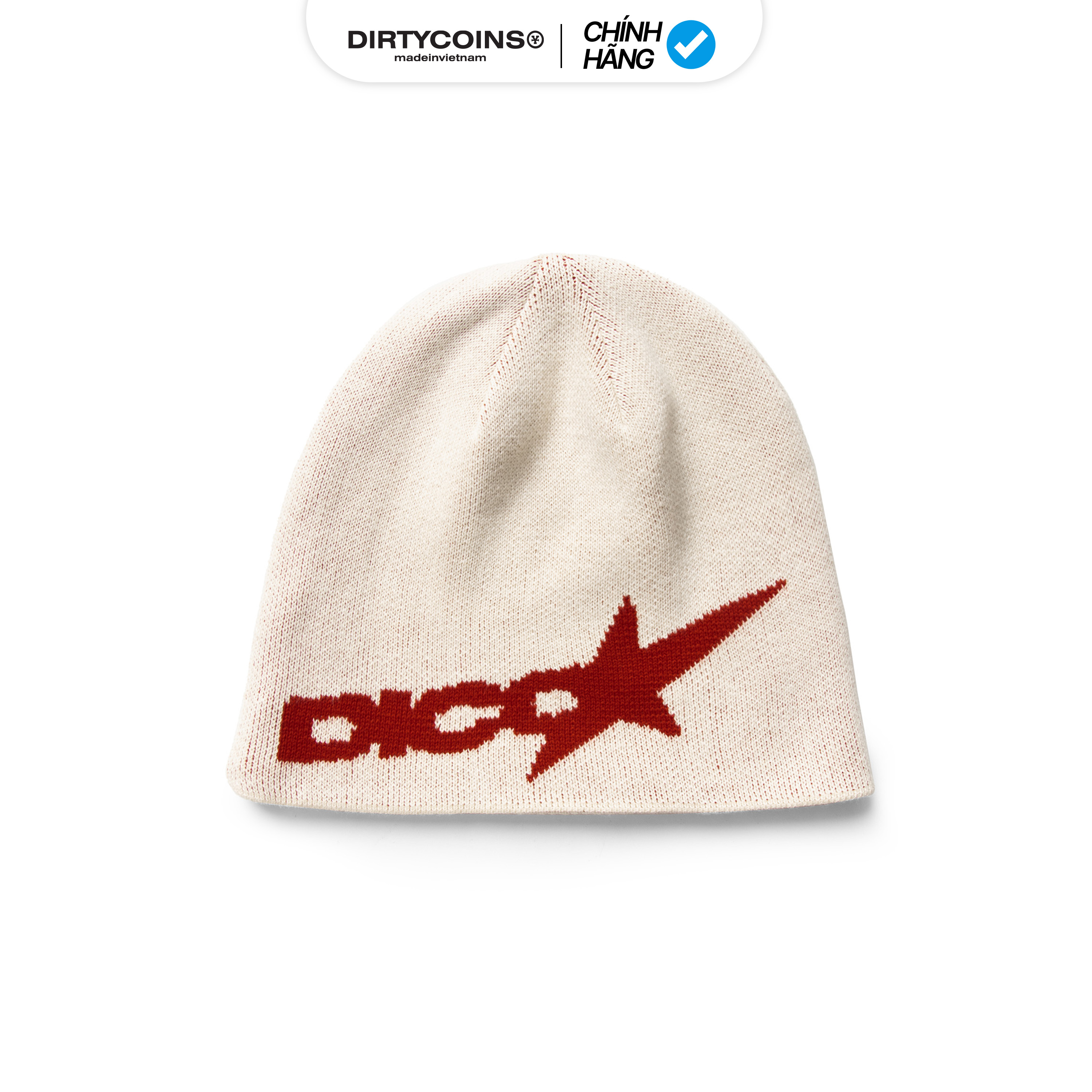 Nón dico star beanie - cream