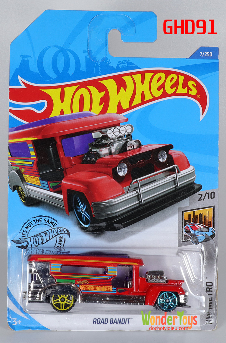 Xe mô hình hot wheels road bandit collections hw metro - 2020 - ghd91