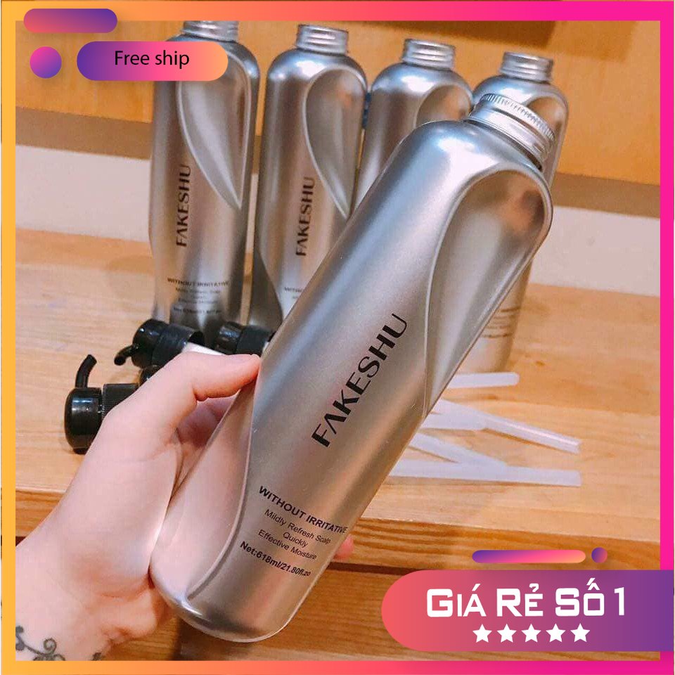 Hấp ủ lụa tơ tầm fakeshu loại 1 618ml mềm mượt , chắc khỏe tóc , phục hồi tóc hư tổn , tóc cháy