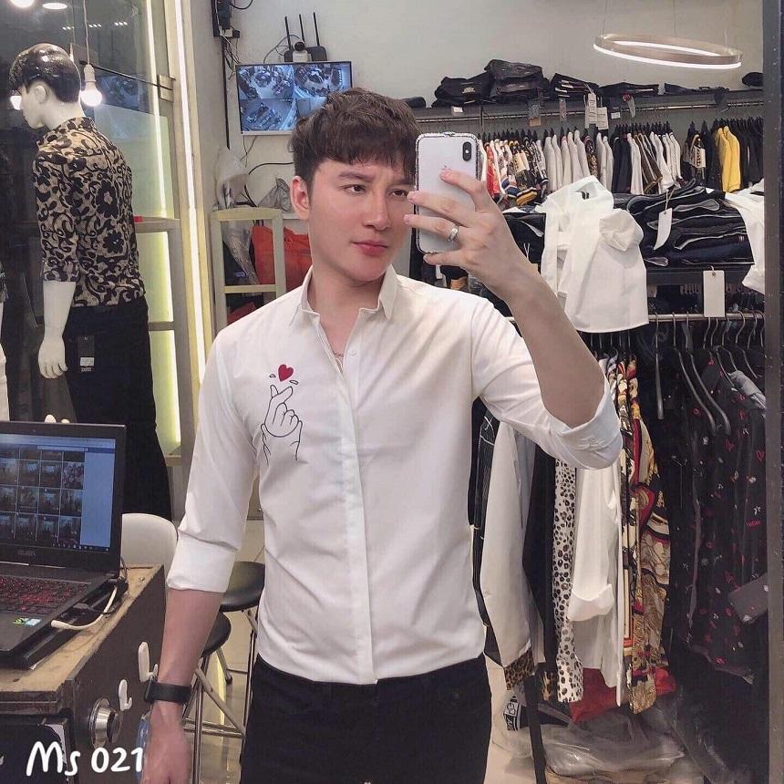 Áo sơ mi nam phong cách hàn quốc
