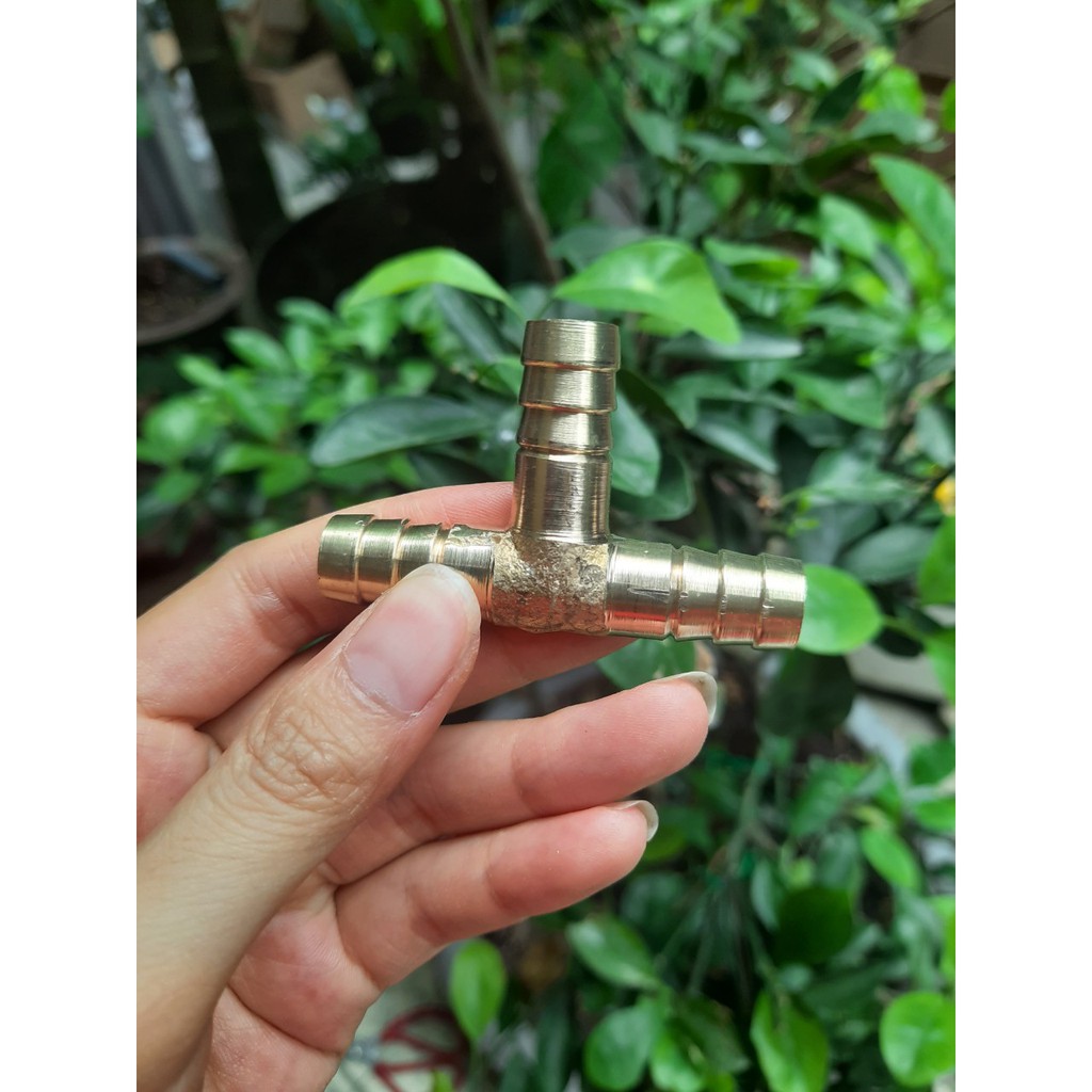 Đuôi chuột chữ T chia 3 dùng cho ống nước 12mm bằng đồng thau, cam kết sản phẩm đúng mô tả, chất lượng đảm bảo