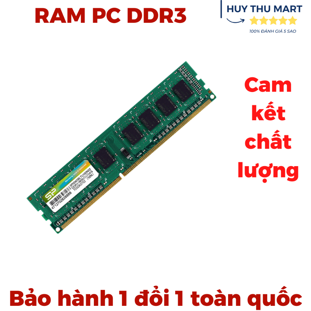 Ram pc, ram máy bàn ddr3 4g 8g bus 1333/1600 đã qua sử dụng chất lượng tốt bảo hành 3 tháng 1 đổi 1 toàn quốc
