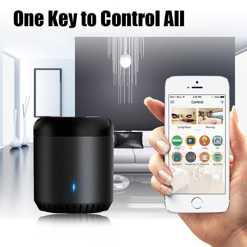 Bộ Điều Khiển Mở Rộng Hồng Ngoại Broadlink RM Mini 3 Cho Nhà Thông Minh -  Điều Khiển Mở Rộng Hồng Ngoại Qua Wifi 3G - 4G Phiên Bản Quốc Tế Thế Hệ Mới