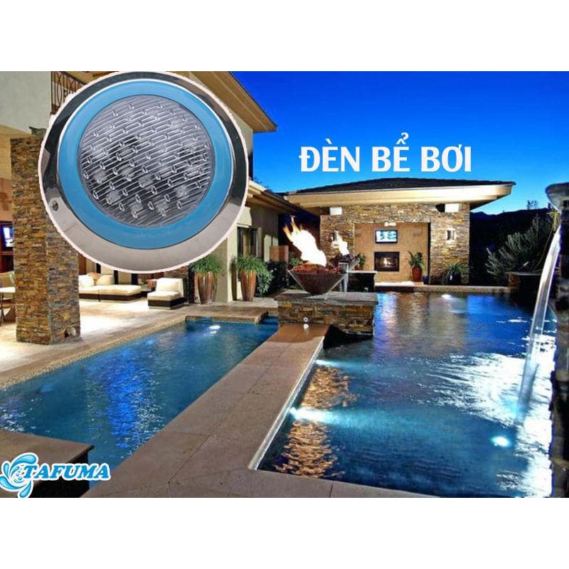 Đèn led hồ bơi tiết kiệm điện 9w/12W-24V tự động đổi màu, đèn bể bơi