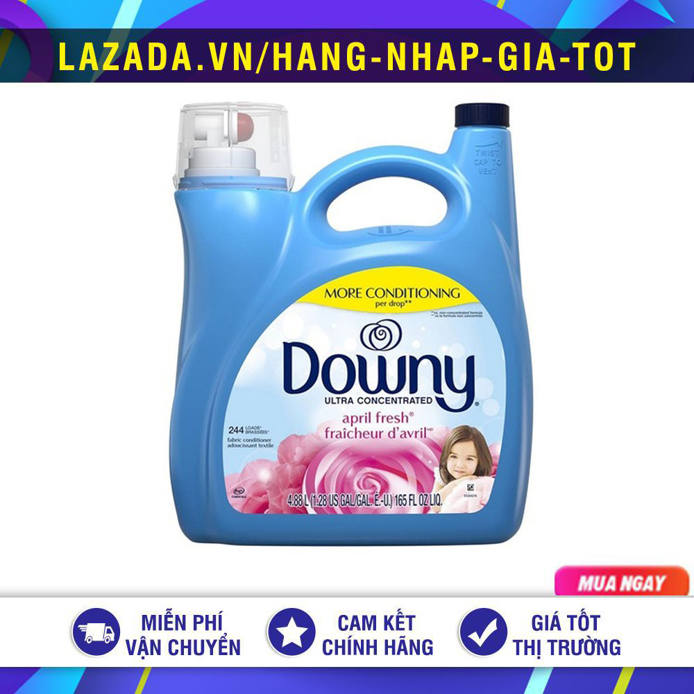 [HCM]NƯỚC XẢ VẢI DOWNY ULTRA APRIL FRESH CỦA MỸ 5.03L