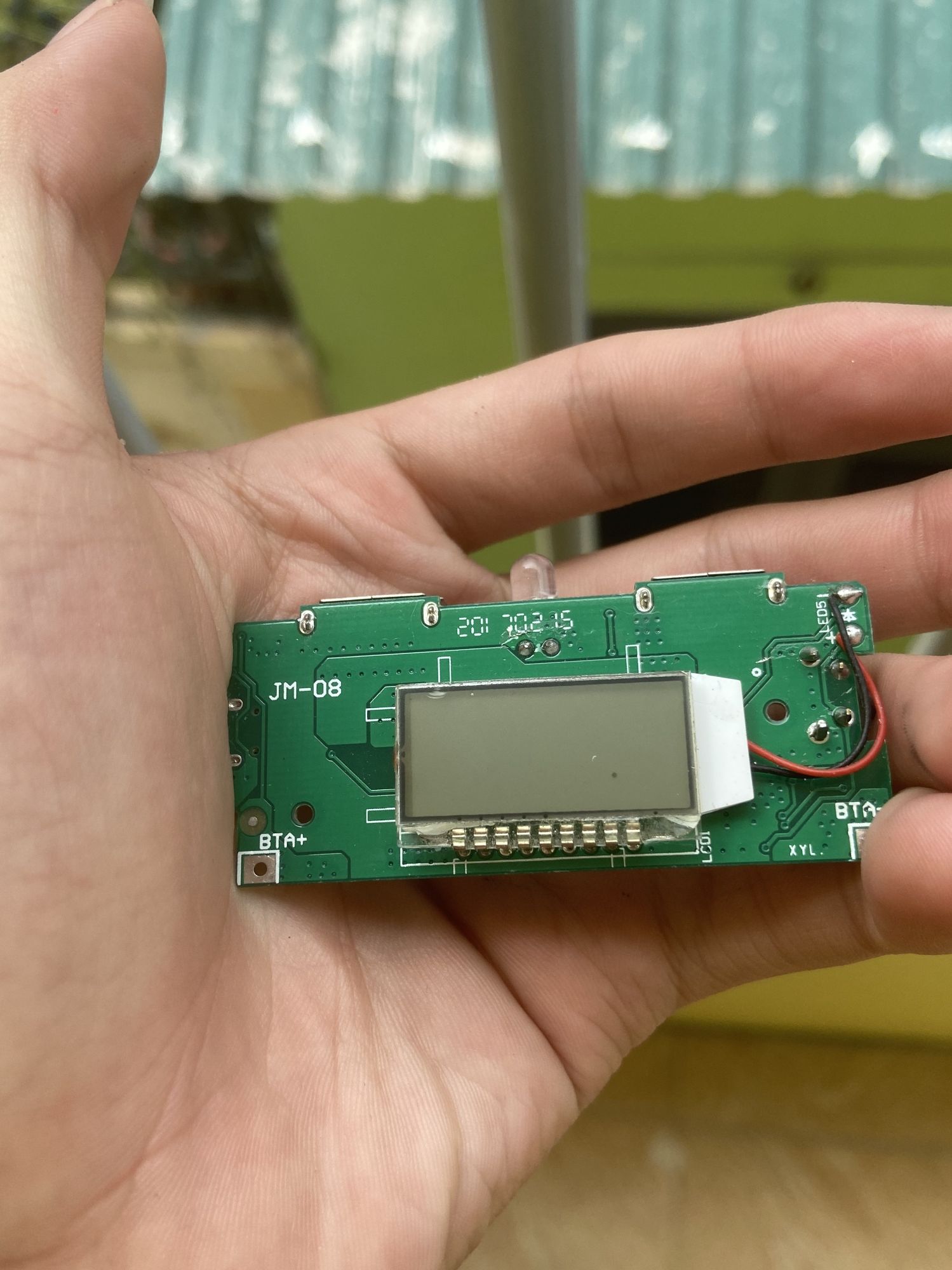 Mạch sạc dự phòng lcd 5v2.1a