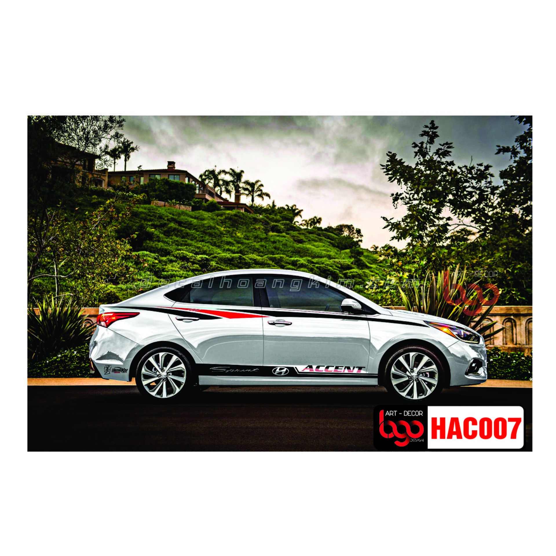 Tem Xe Hyundai Accent - HAC007