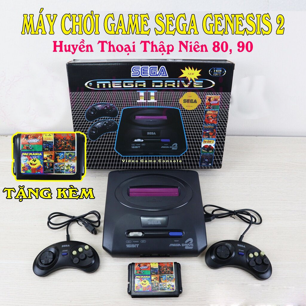 Máy chơi game 6 nút Tặng kèm 1 băng game ngẩu nhiên