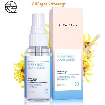 Quarxery, xịt khử mùi hôi nách thảo dược Quarxery 45ml nội địa Trung, sản phẩm tốt, chất lượng cao, cam kết hàng y như hình, vui lòng inbox để shop tư vấn