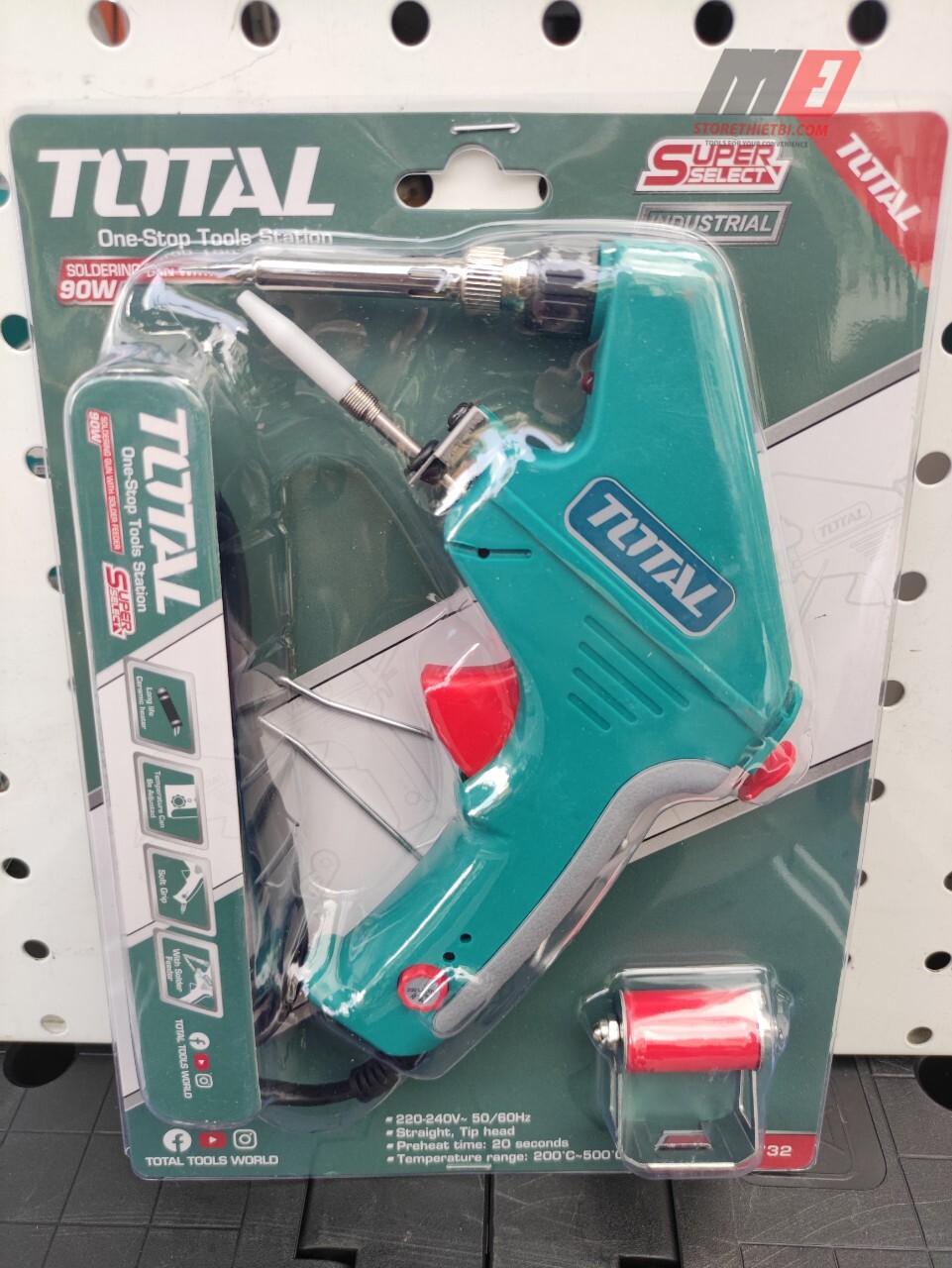 Mỏ hàn xung 90w total / tet160732 / thời gian làm nóng: 20 giây
