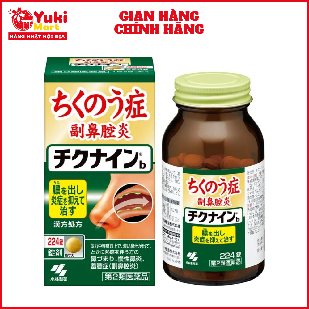 Viên Uống Xoang Kobayashi Chikunain Nhật Bản