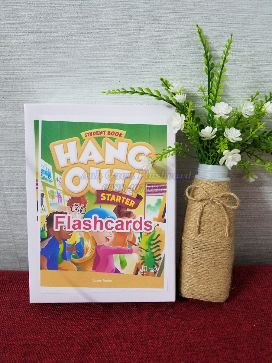 Bộ Flash card, thẻ học tiếng anh thông minh cho trẻ Hang Out Starter