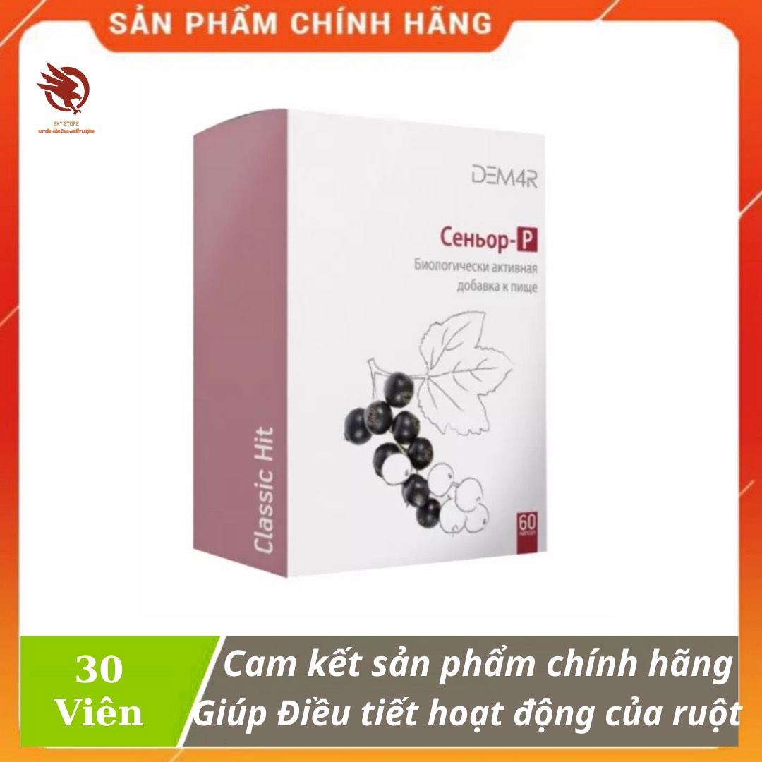 - Lifepac Senior Vision Dem4r Bổ sung vitamin điều tiết hoạt động của đường ruột - hộp 30 viên