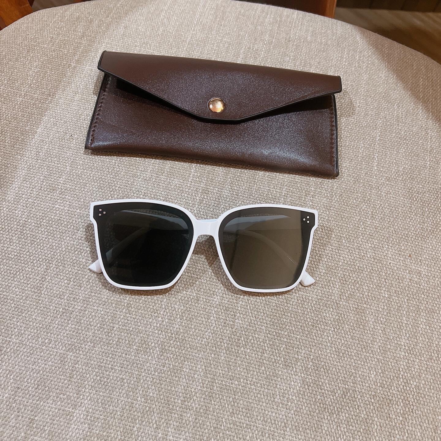 Mắt Kính Râm Nữ Chống Nắng Kính Mắt Thời Trang Màu Trắng Thanh Lịch Xu Hướng