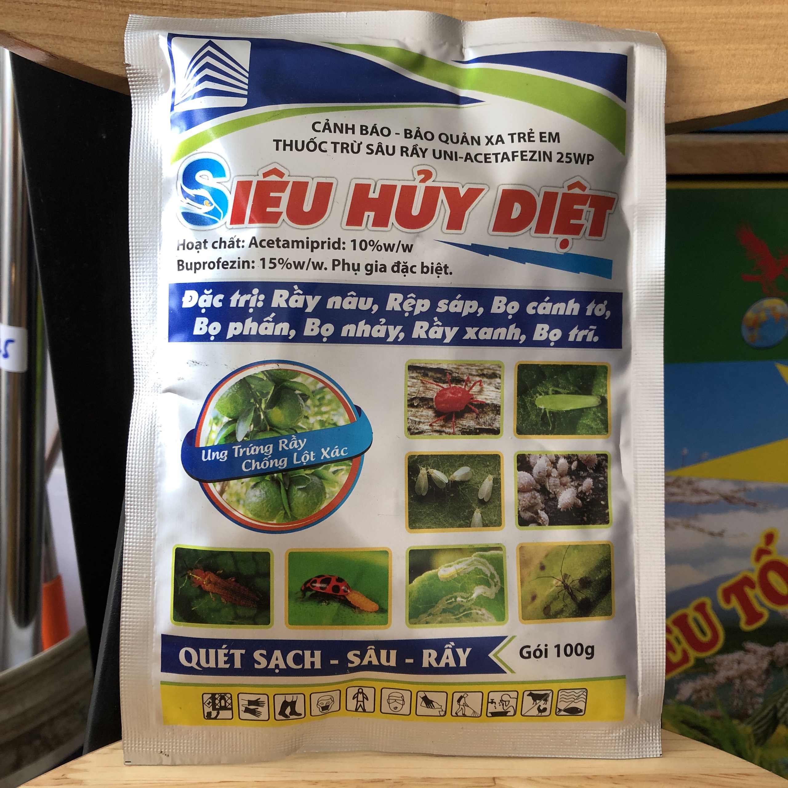Combo 10 siêu hủy diệt rầy trắng, rầy xanh, rệp sáp, bọ trĩ, bọ nhảy, bọ cánh cứng