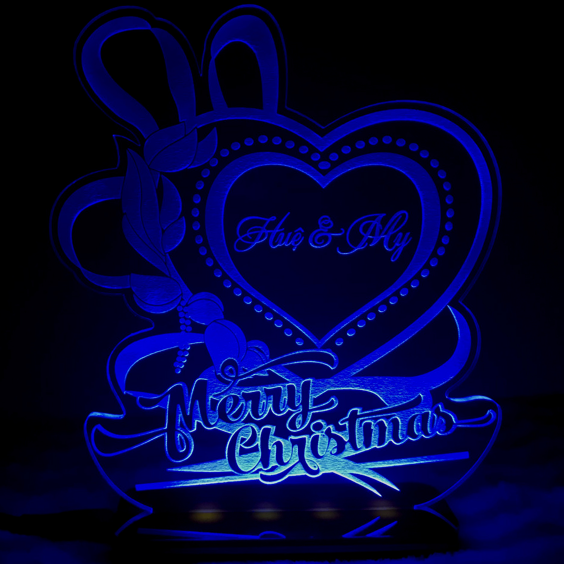 Quà lưu niệm Noel, quà giáng sinh khắc tên theo yêu cầu dùng làm quà tặng sinh nhật, quà tặng cho bạn gái, bạn trai, quà tặng ý nghĩa đám cưới, người yêu, quà sinh nhật, tặng vợ, người thân hoặc bạn bè