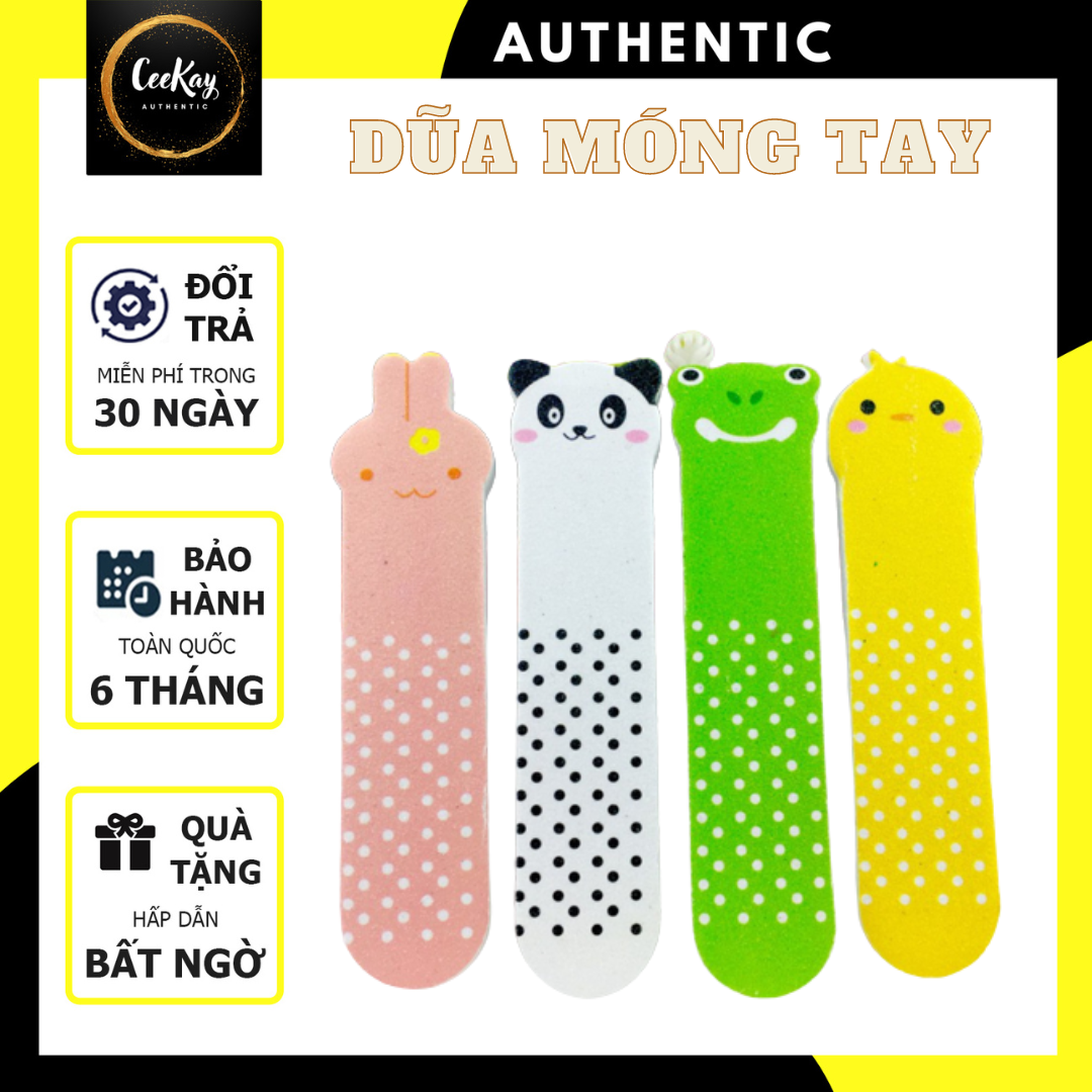 Dũa móng tay mini cute hình thú dễ thương ceekay