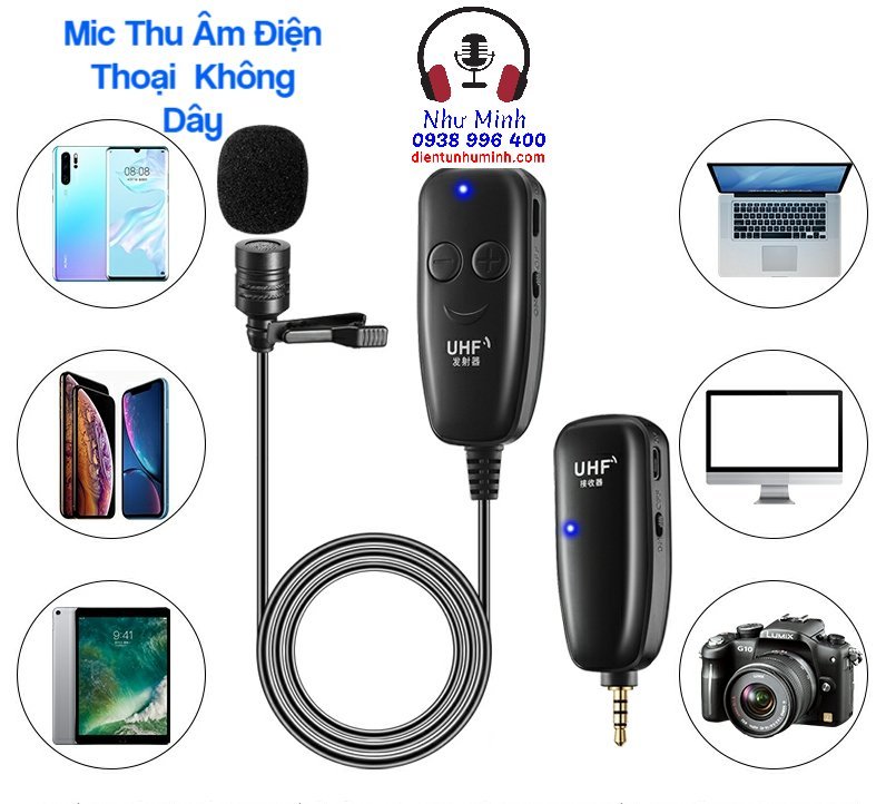 Micro không dây cài áo 2.4G