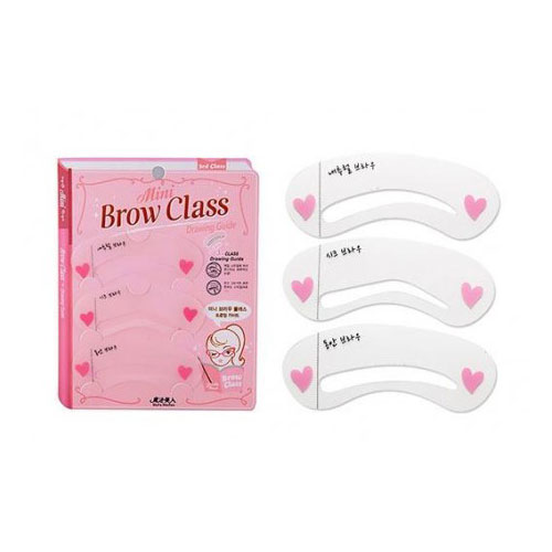 Bộ khuôn kẻ lông mày mini brow class bộ 3 kiểu