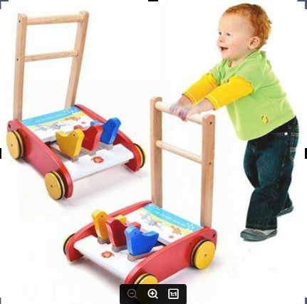Xe tập đi cho bé-gà gỗ hàng việt nam
