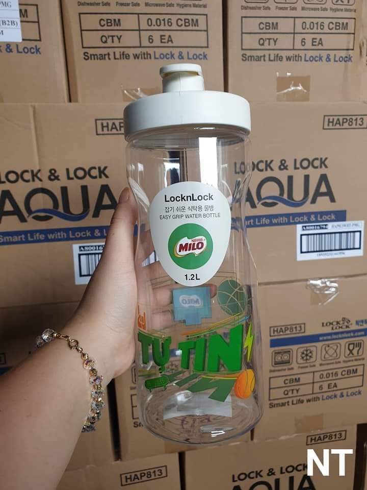 2 BÌNH ĐỰNG NƯỚC LOCK&LOCK 1,2 lít, Bình đựng nước uống 1,2 lít
