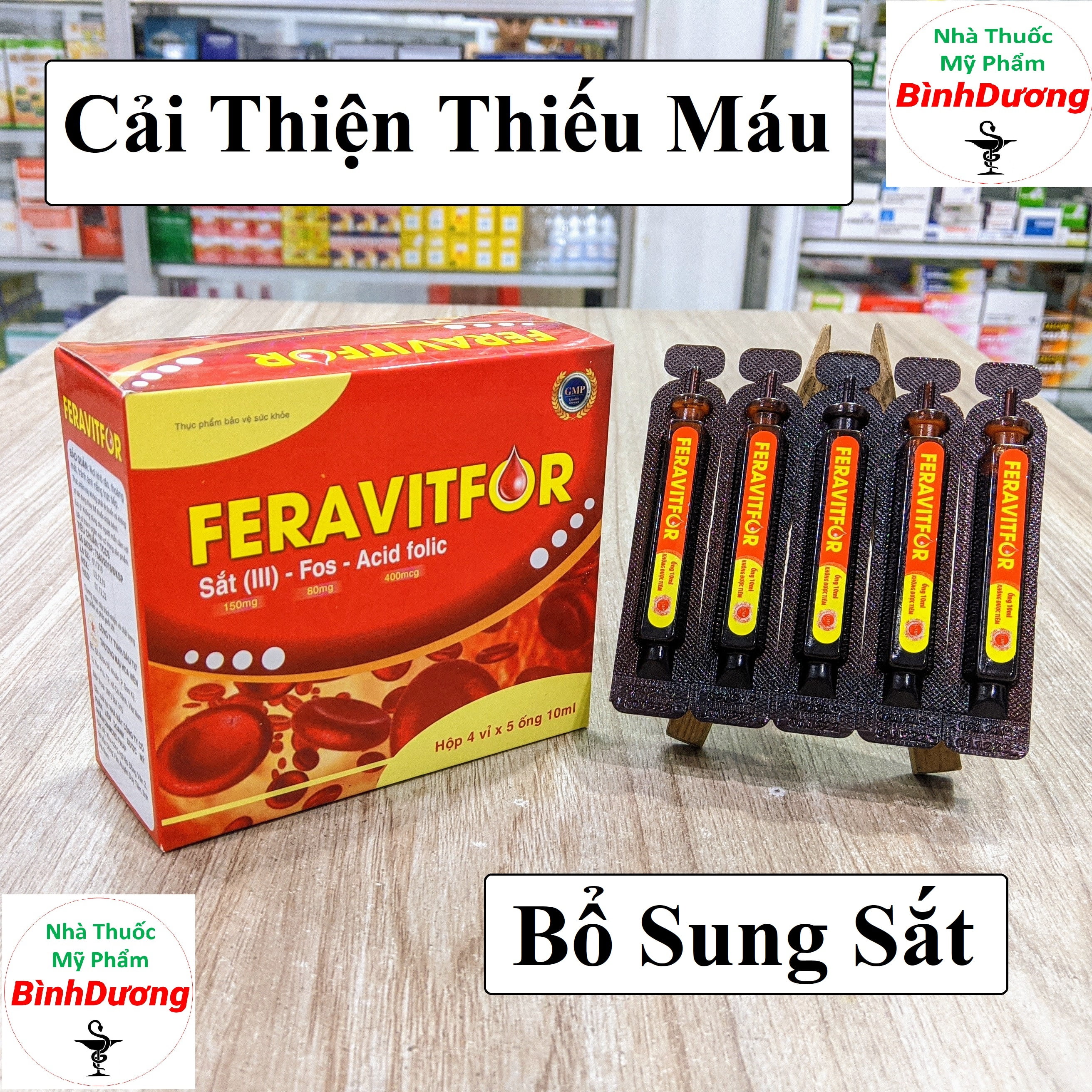Feravitfor - Bổ Máu, Cung Cấp Sắt - Dùng cho người thiếu máu do thiếu sắt [CHÍNH HÃNG] - FreeShip