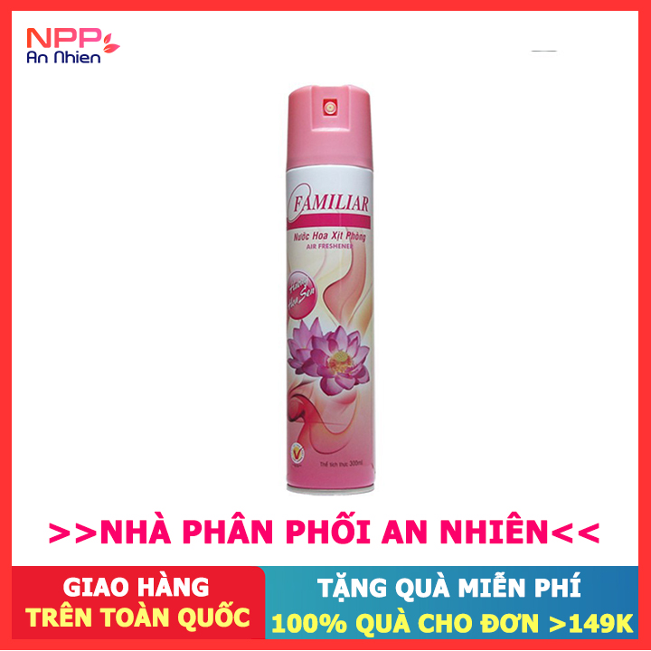 Nước hoa xịt phòng Familiar hương hoa sen 300ML