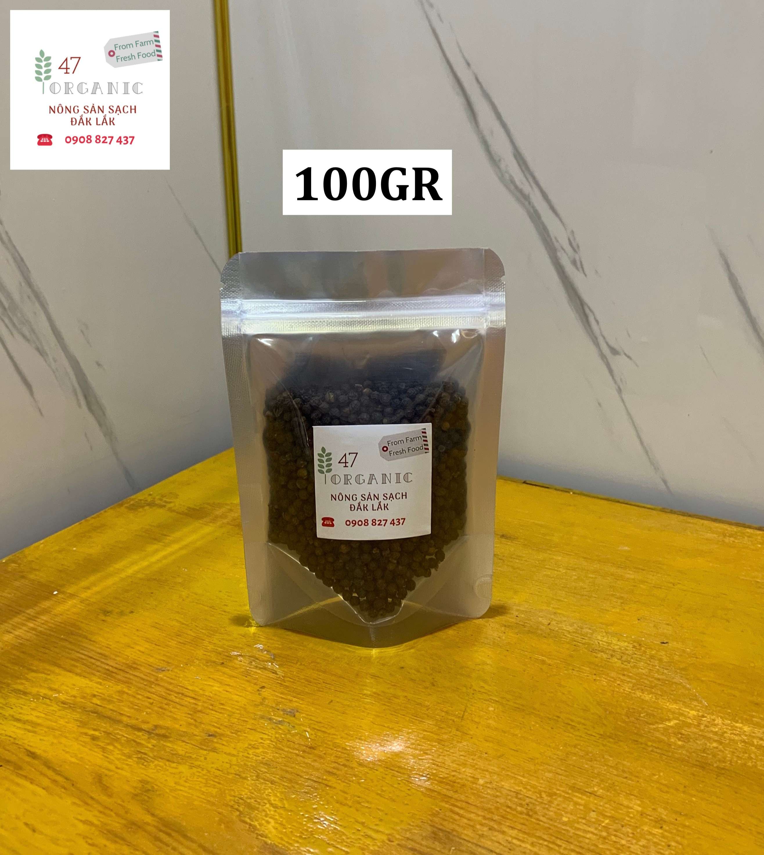 100gr tiêu đen đắk lắk