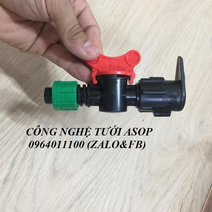 10 Van khóa khởi thủy nhỏ giọt 16mm cho dây chính mềm