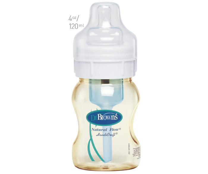 Bình sữa drbrowns nhựa PES 120ml cổ rộng
