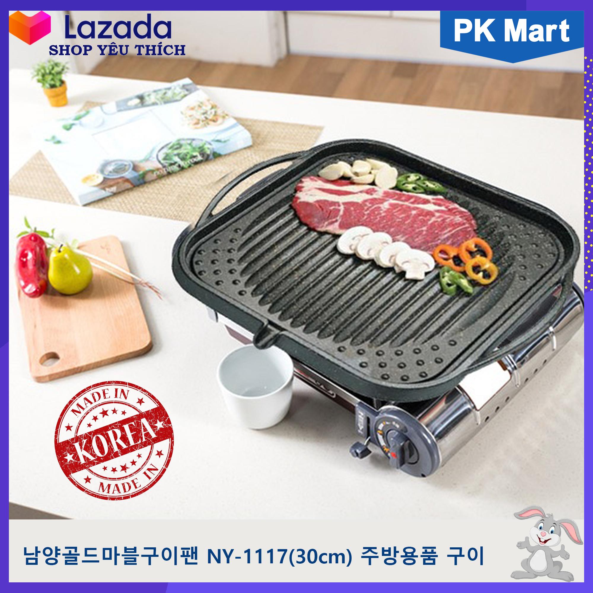 Khay nướng Hàn Quốc Kitchen Flower Cerastone 30x30cm