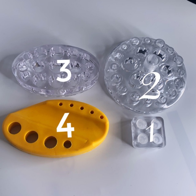 [HCM]Đế Đựng Mực Đế Đựng Chum Để Mực Đế Silicoll Đế 4 Lỗ Đế ovan Đế Tròn Đế Nhựa Đế Cao Su