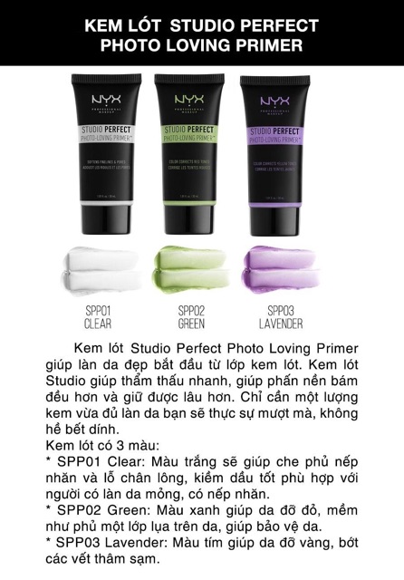 Lịch sử giá Kem lót Nyx Professional Makeup Studio Perfect Primer 30 mL  Green cập nhật 3/2023 - BeeCost