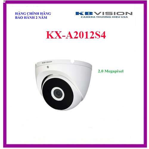 Camera kbvision kx-a2012s4 dome sắt 2.0megapixel