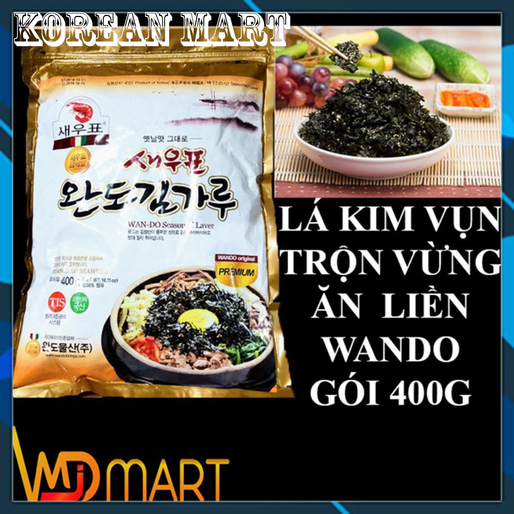 RONG BIỂN VỤN ĂN LIỀN WANDO GÓI 400G