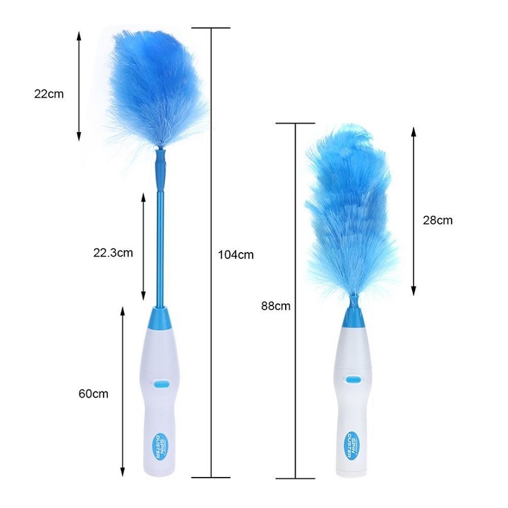 Chổi điện tích điện quét bụi thông minh spin duster