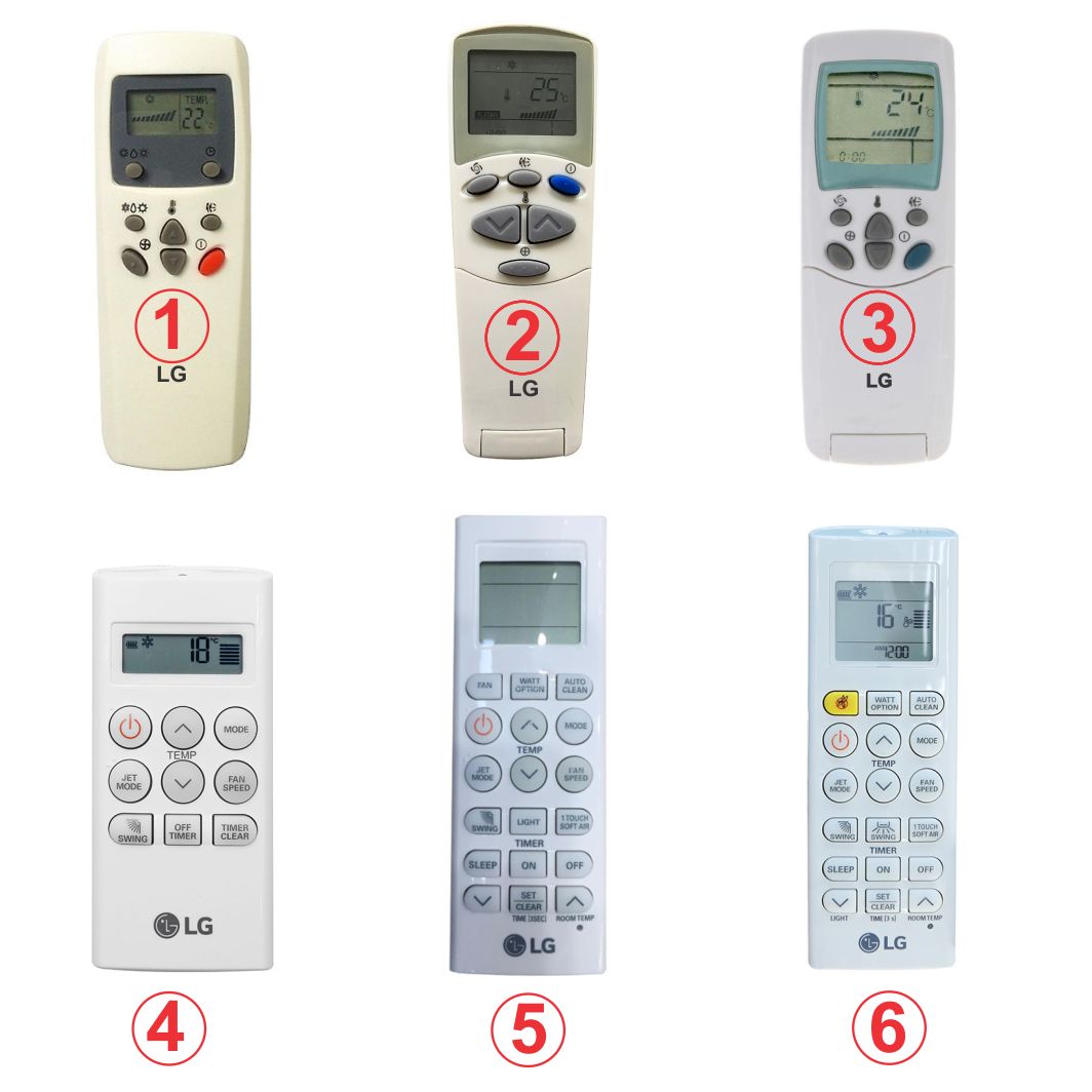 Điều khiển điều hoà LG - Remote máy lạnh LG.