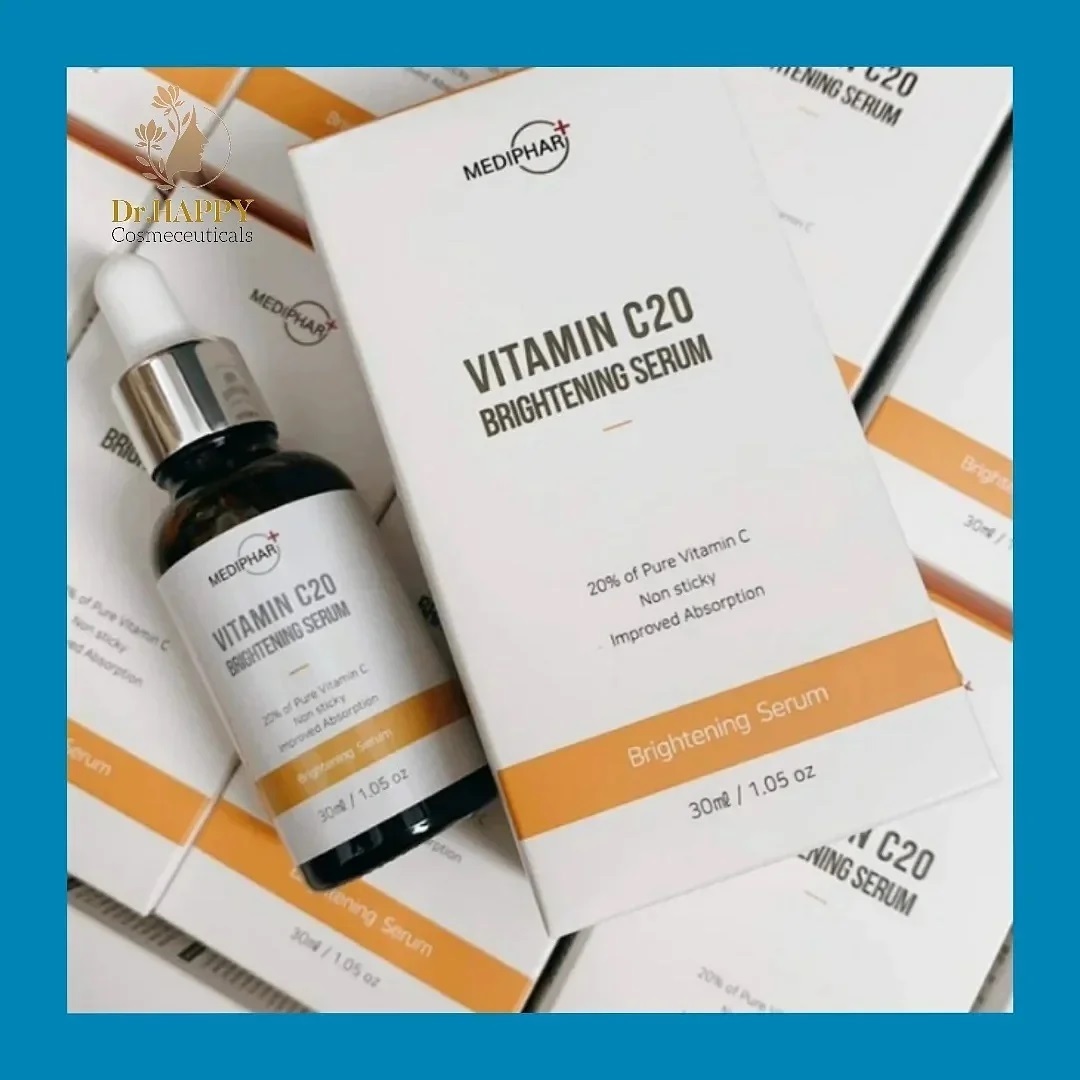 Serum Vitamin C20 Brightening Serum Mediphar Dưỡng Trắng Giảm Nám Chống Nhăn