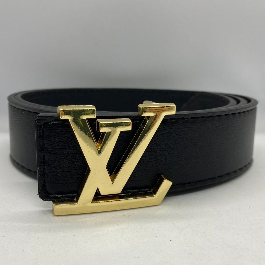 Thắt Lưng Nam - Dây Nịt Nam Đen Trơn Mặt Vàng Và Đen Da Tổng Hợp PVC Trẻ Trung Năng Động