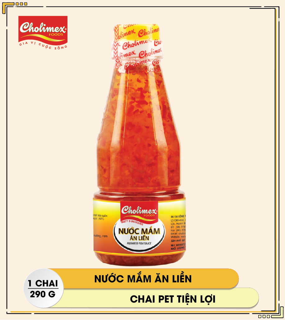 Nước mắm ăn liền chai pet 290g